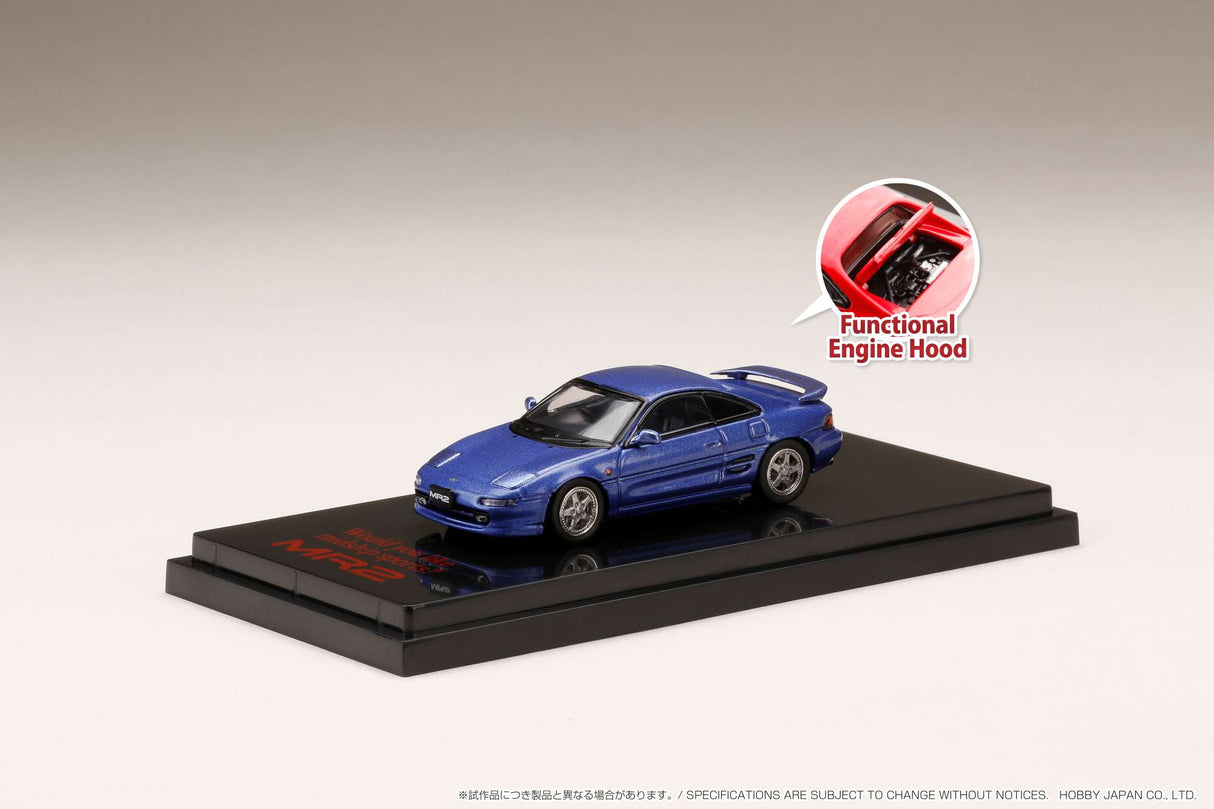 Hobby Japan 1:64 Toyota MR2 (SW20) GT-S Customized Version in Purplish Blue Mica Metallic