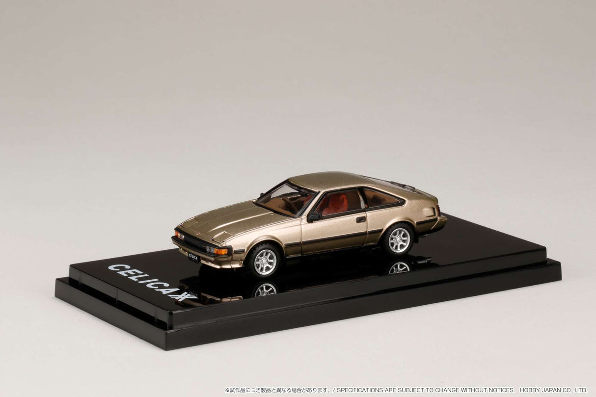 Hobby Japan 1:64 Toyota Celica XX 2800GT (A60) 1983 in Camel Beige Metallic