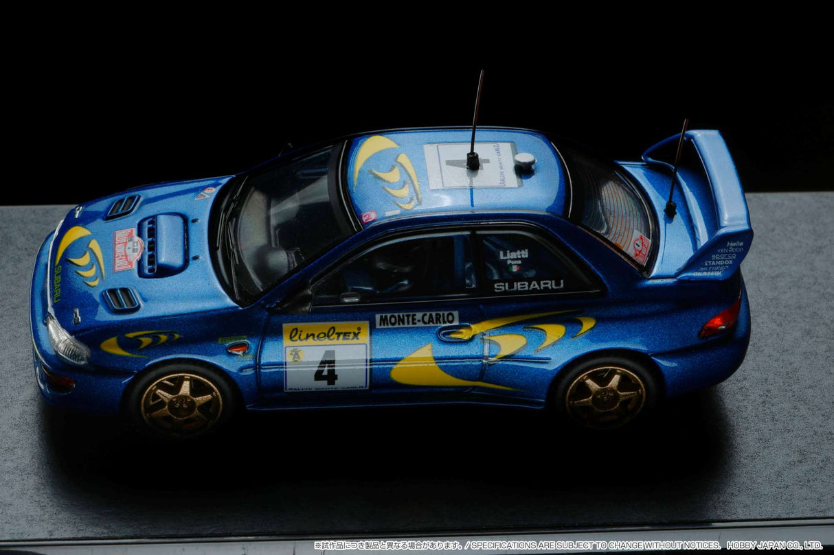 Hobby Japan 1:64 Subaru Impreza WRC 1997 #4 Monte Carlo WINNER