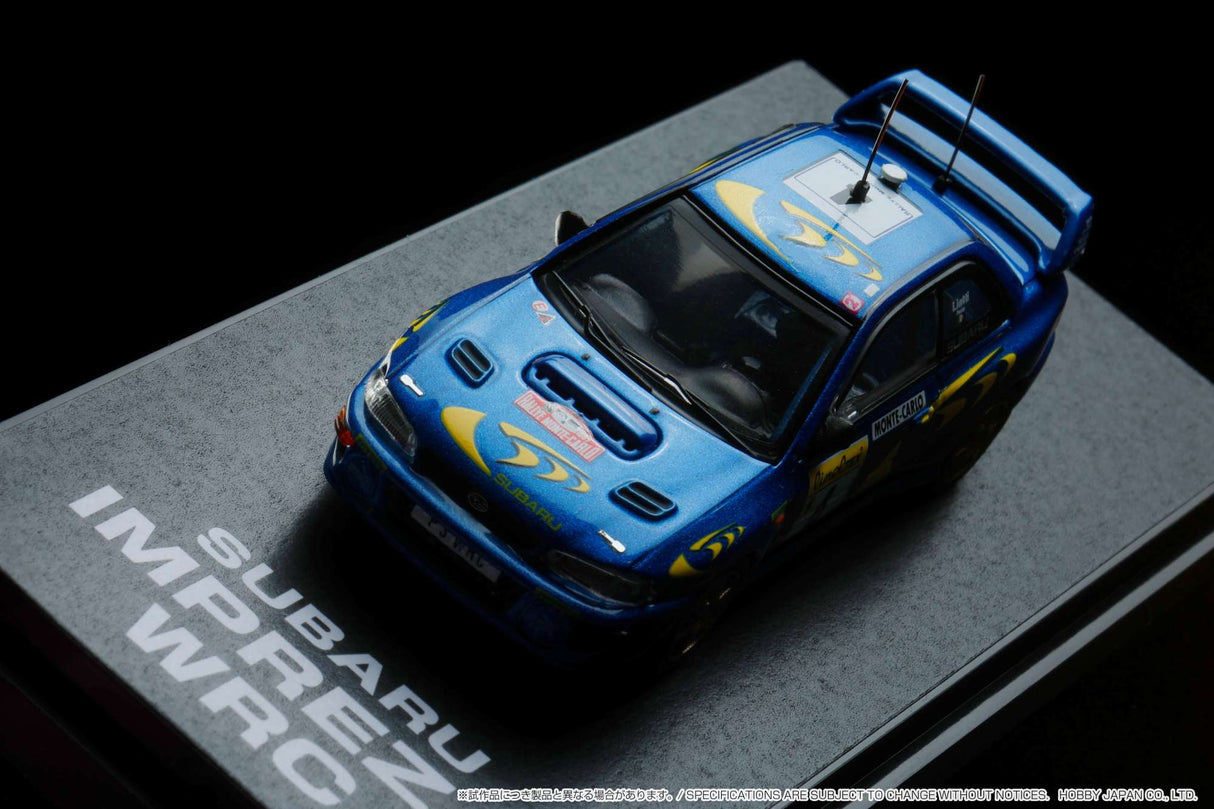 Hobby Japan 1:64 Subaru Impreza WRC 1997 #4 Monte Carlo WINNER