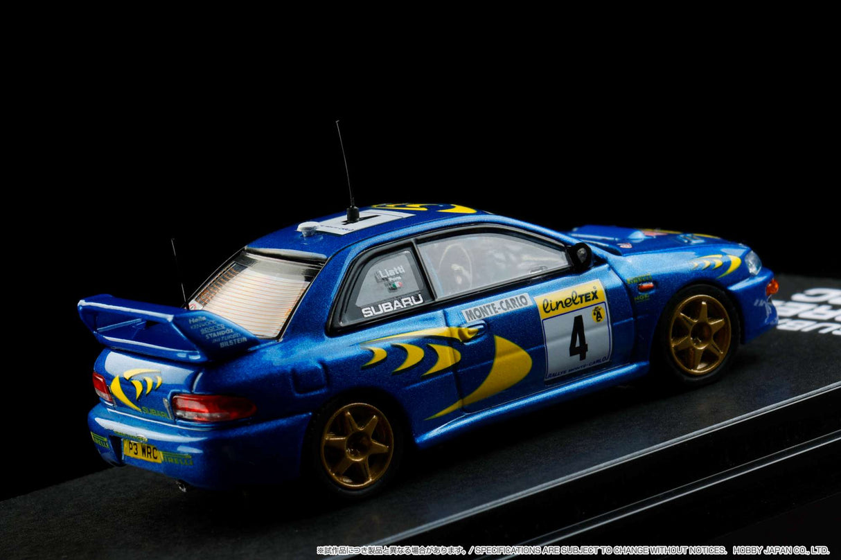 Hobby Japan 1:64 Subaru Impreza WRC 1997 #4 Monte Carlo WINNER