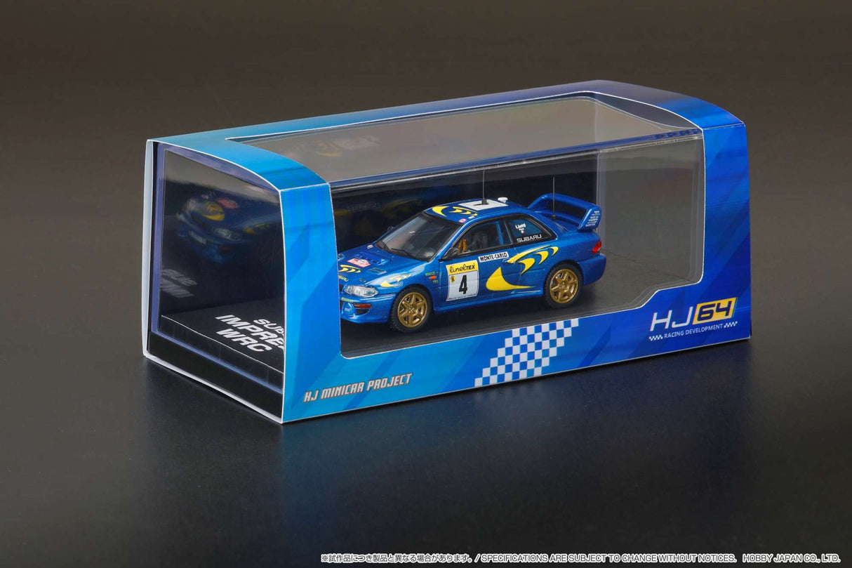Hobby Japan 1:64 Subaru Impreza WRC 1997 #4 Monte Carlo WINNER