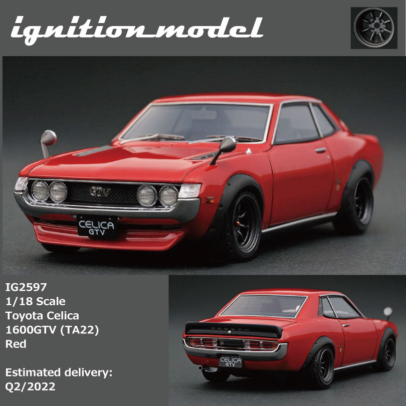 Ignition Model 1:18 Toyota Celica 1600GTV (TA22) in Red