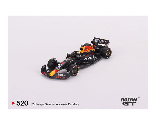 MINIGT 1:64 F1 Oracle Red Bull Racing RB18 #1 Max Verstappen 2022 Abu Dhabi Grand Prix Winner