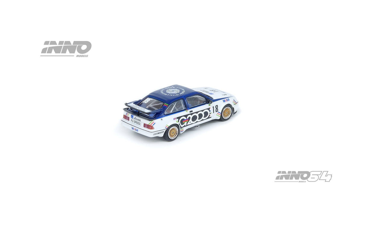 INNO Models 1:64 Ford Sierra Cosworth RS500 #18 "G2000" Macau Guia Race 1988 3rd Place - Andy Rouse