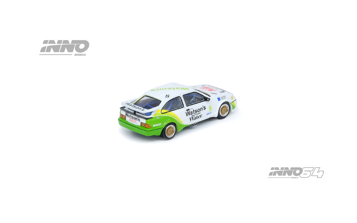INNO Models 1:64 Ford Sierra Cosworth RS500 #8 "WATSON'S" Macau Guia Race 1989 Winner - Tim Harvey