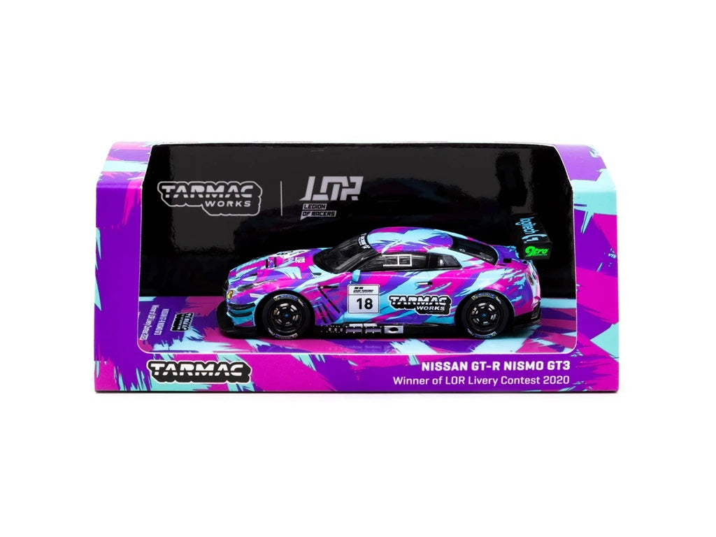Tarmac Works 1:64 Nissan GT-R Nismo GT3 - Winner of Legion of Racers X Tarmac Works Livery Contest 2020