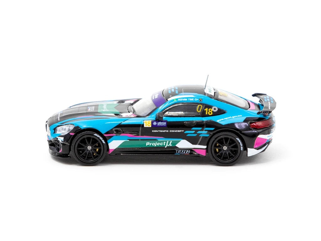 Tarmac Works 1:64 Mercedes-AMG GT4 Greater Bay Area GT Cup Macau 2019 #18 Winner