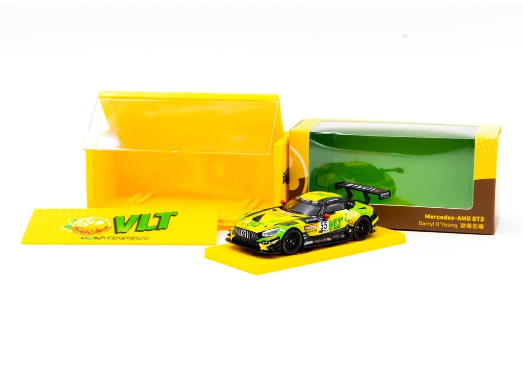 Tarmac Works 1:64 Mercedes-AMG GT3 GT World Challenge Asia ESPORTS Championship 2020 #55 with Container & Oil Can