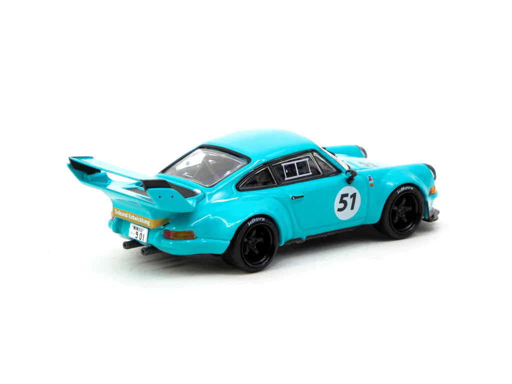 Tarmac Works 1:64 Porsche RWB Backdate #51 in Blue