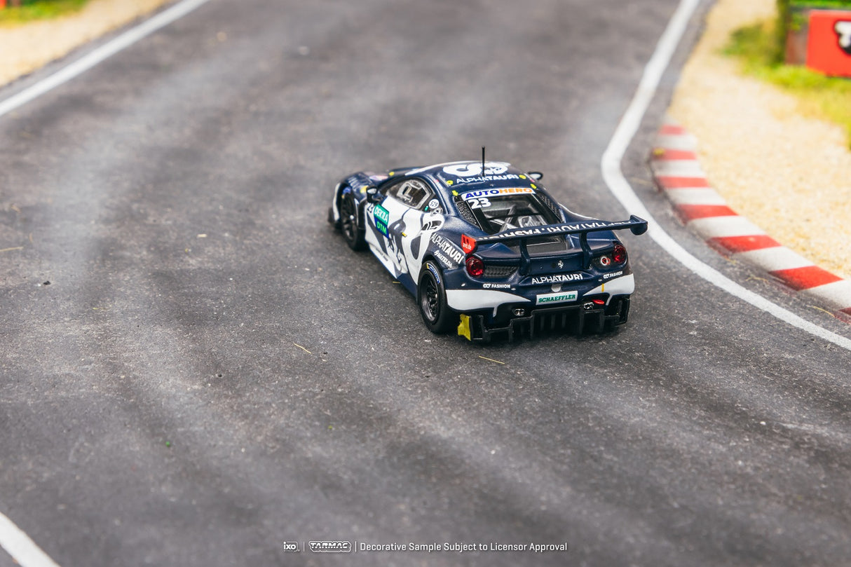 Tarmac Works 1:64 Ferrari 488 GT3, DTM 2021 Nürburgring Race 2 Winner, Alex Albon