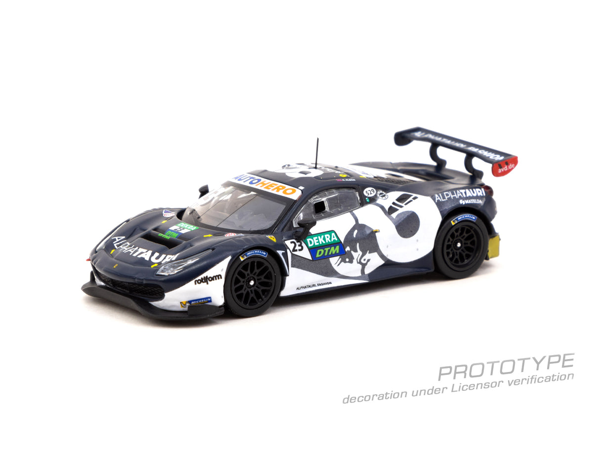 Tarmac Works 1:64 Ferrari 488 GT3, DTM 2021 Nürburgring Race 2 Winner, Alex Albon