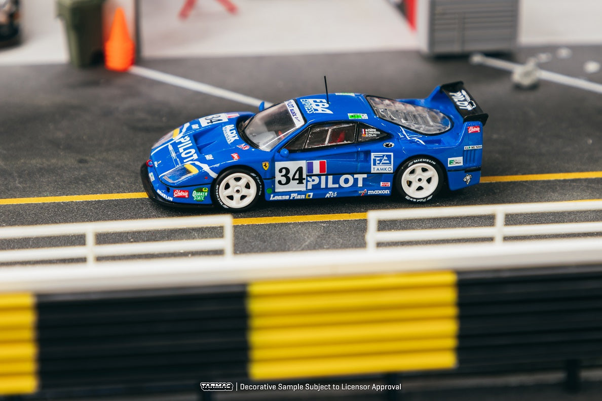 Tarmac Works 1:64 Ferrari F40 LM, 24h of Le Mans 1995, M. Ferté / O. Thévenin / C. Palau