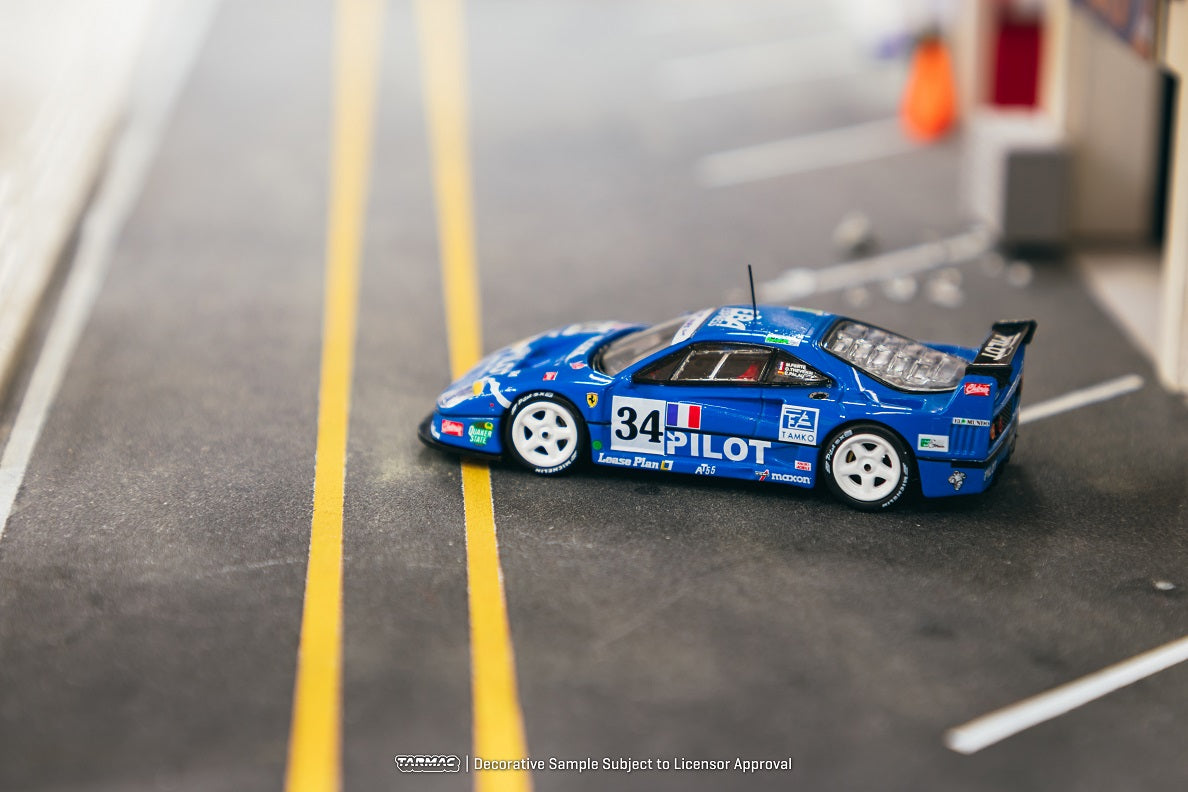 Tarmac Works 1:64 Ferrari F40 LM, 24h of Le Mans 1995, M. Ferté / O. Thévenin / C. Palau