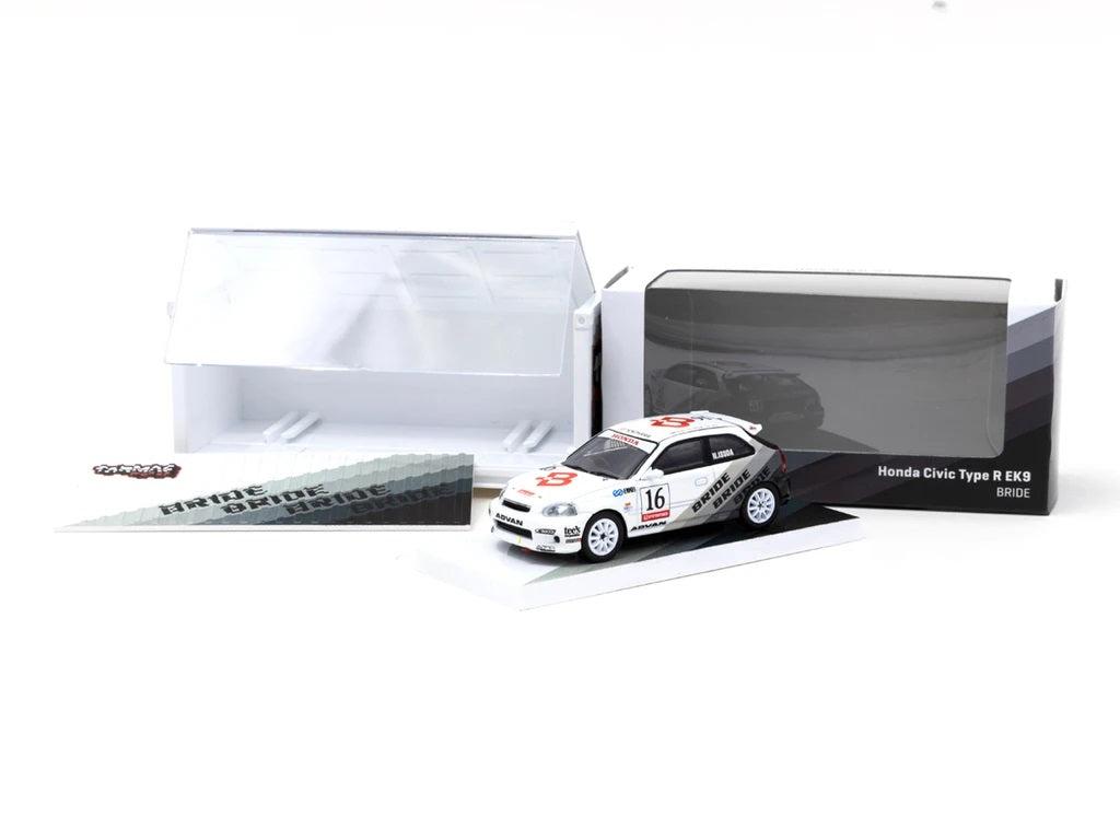 Tarmac Works 1:64 Honda Civic Type R EK9 Bride With Container