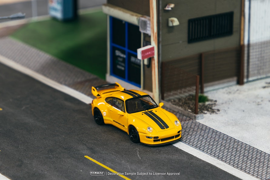 Tarmac Works 1:64 Porsche 993 Remastered Gunther Werks in Yellow
