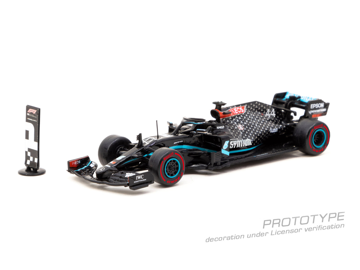 Tarmac Works 1:64 Mercedes-AMG F1 W11 EQ Performance, Tuscan Grand Prix 2020 Winner, Lewis Hamilton