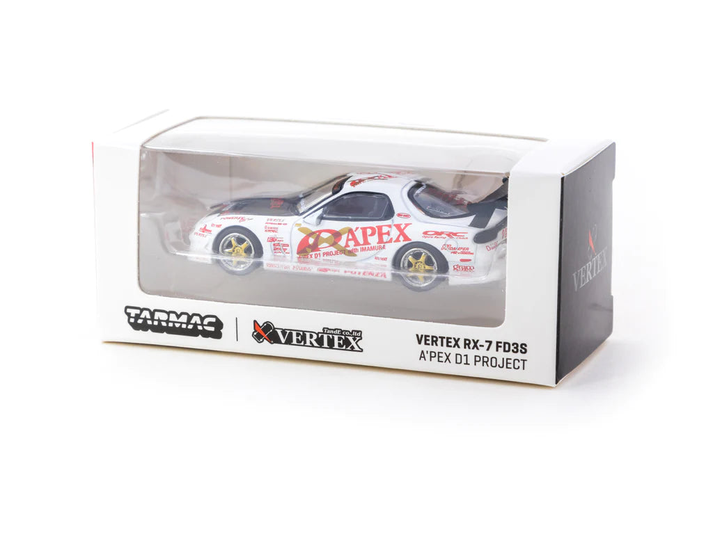 Tarmac Works 1:64 Mazda RX-7 (FD3S) Vertex A'PEX D1 Project
