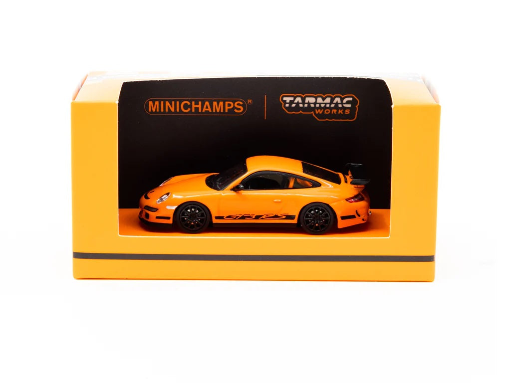 Tarmac Works x MINICHAMPS 1:64 Porsche 911 GT3 RS in Orange