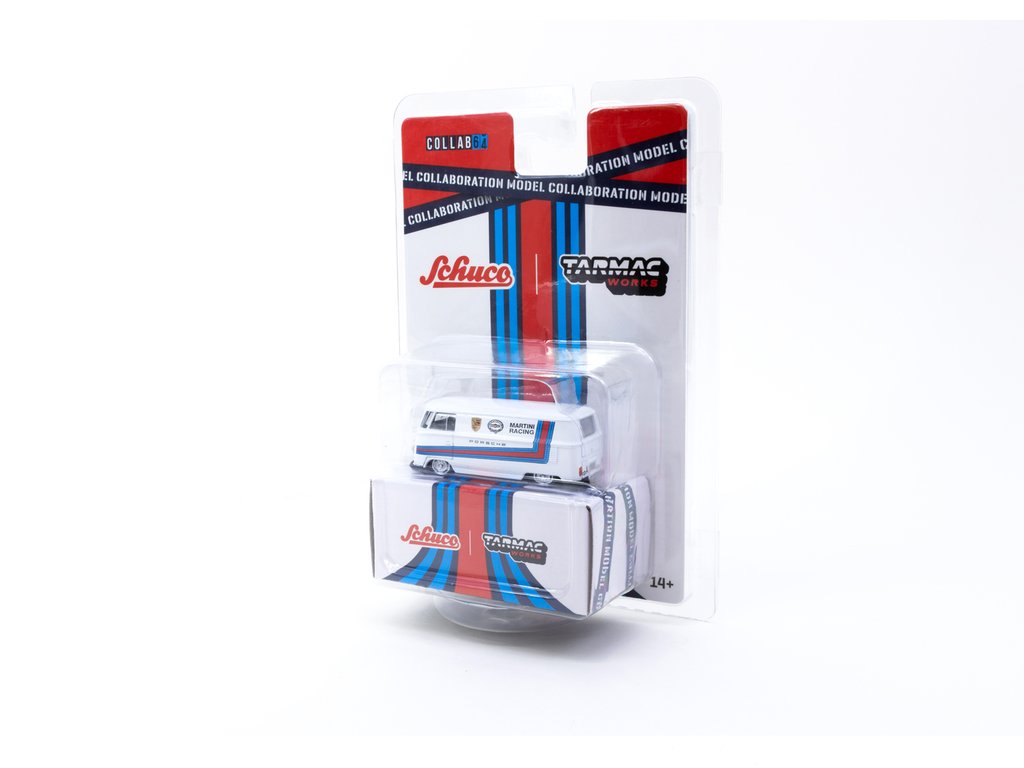 Tarmac Works X Schuco 1:64 Volkswagen T1 Panel Van - Martini Racing