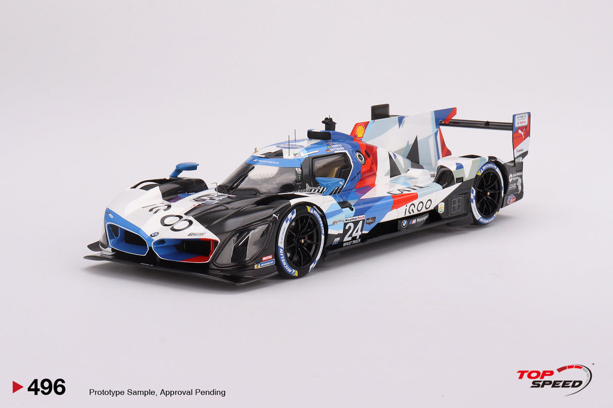 TopSpeed Models 1:18 BMW M Hybrid V8 GTP #24 BMW M Team RLL 2023 IMSA Daytona 24 Hrs