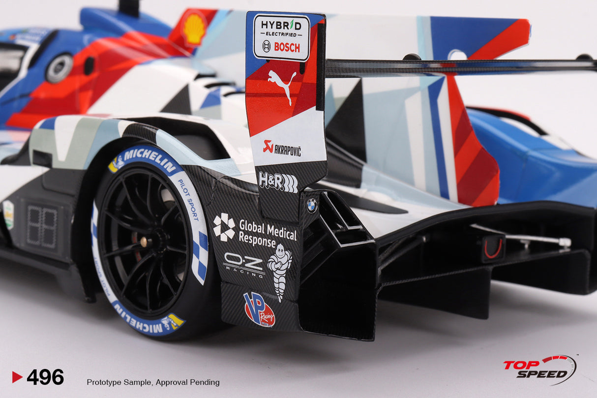 TopSpeed Models 1:18 BMW M Hybrid V8 GTP #24 BMW M Team RLL 2023 IMSA Daytona 24 Hrs