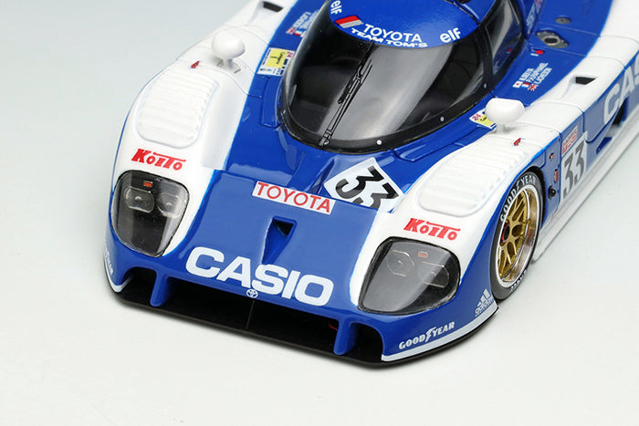 Toyota TS010 "Tom's - CASIO" Le Mans 24h 1992 #33 in White / Blue