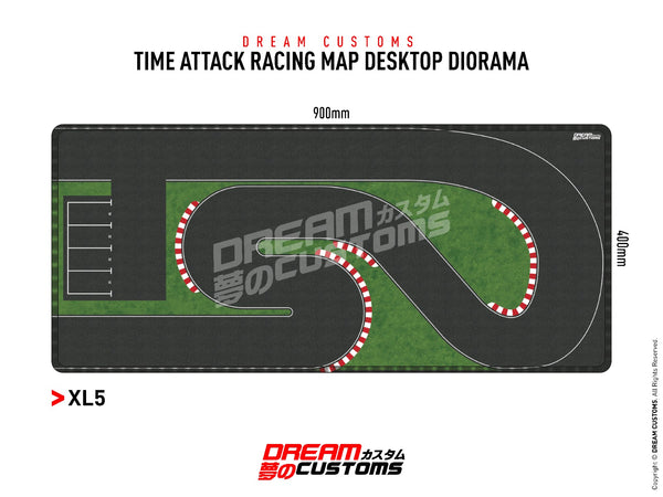 Dream Customs 1/64 Time Attack Racing Map Desktop Diorama