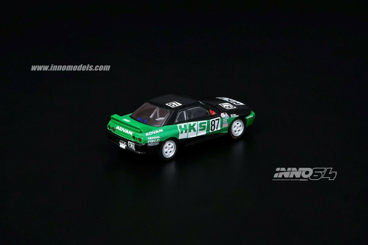 INNO Models 1:64 Nissan Skyline GTR R32 #87 HKS JTC 1992