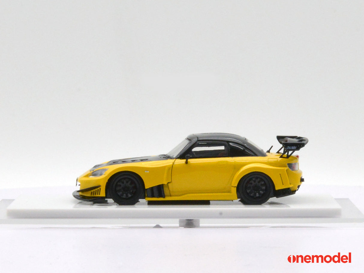 One Model 1:64 Honda S2000 J's Racing in Yellow