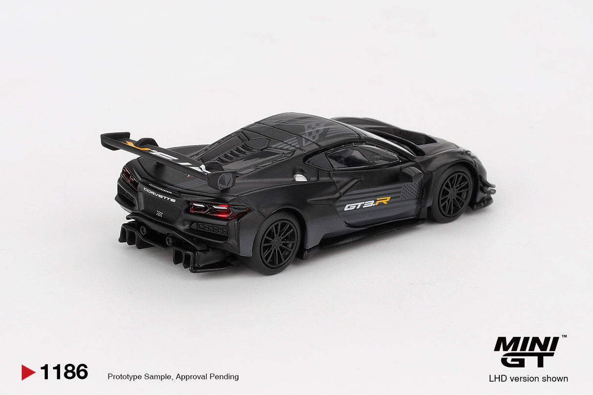 *PREORDER* MINIGT 1:64 Chevrolet Corvette Z06 GT3.R Road America Test Car in Black