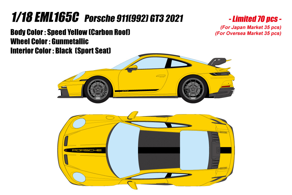 *PREORDER* Make Up Co., Ltd. / Eidolon 1:18 Porsche 911(992) GT3 2021