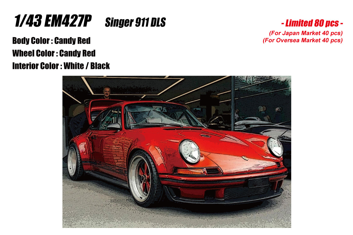 EIDOLON COLLECTION 1/43 シンガー 911 DLS マットビジブルカーボン 完成品