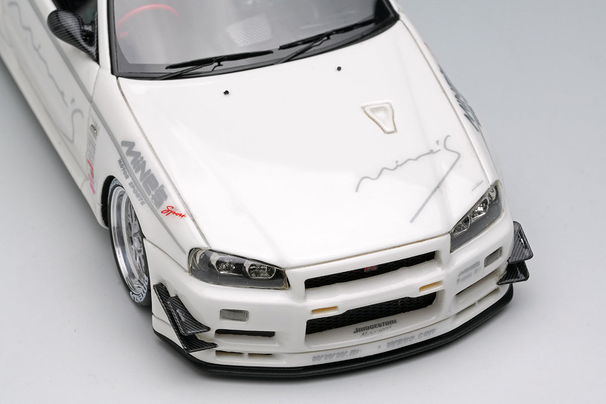 *PREORDER* Make Up Co., Ltd / Eidolon 1:43 Nissan Skyline (BNR34)GT-R V-Spec N1 MINE'S (BBS Wheel) Time Attack in USA