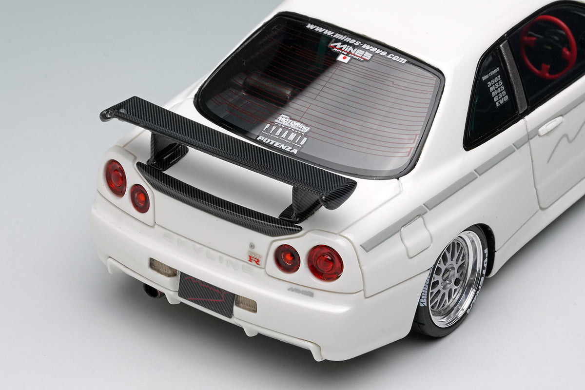 *PREORDER* Make Up Co., Ltd / Eidolon 1:43 Nissan Skyline (BNR34)GT-R V-Spec N1 MINE'S (BBS Wheel) Time Attack in USA