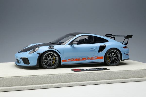 Make Up Co., Ltd / EIDOLON 1:18 Porsche 911 (991.2) GT3 RS Weissach Package 2019 in Gulf Blue
