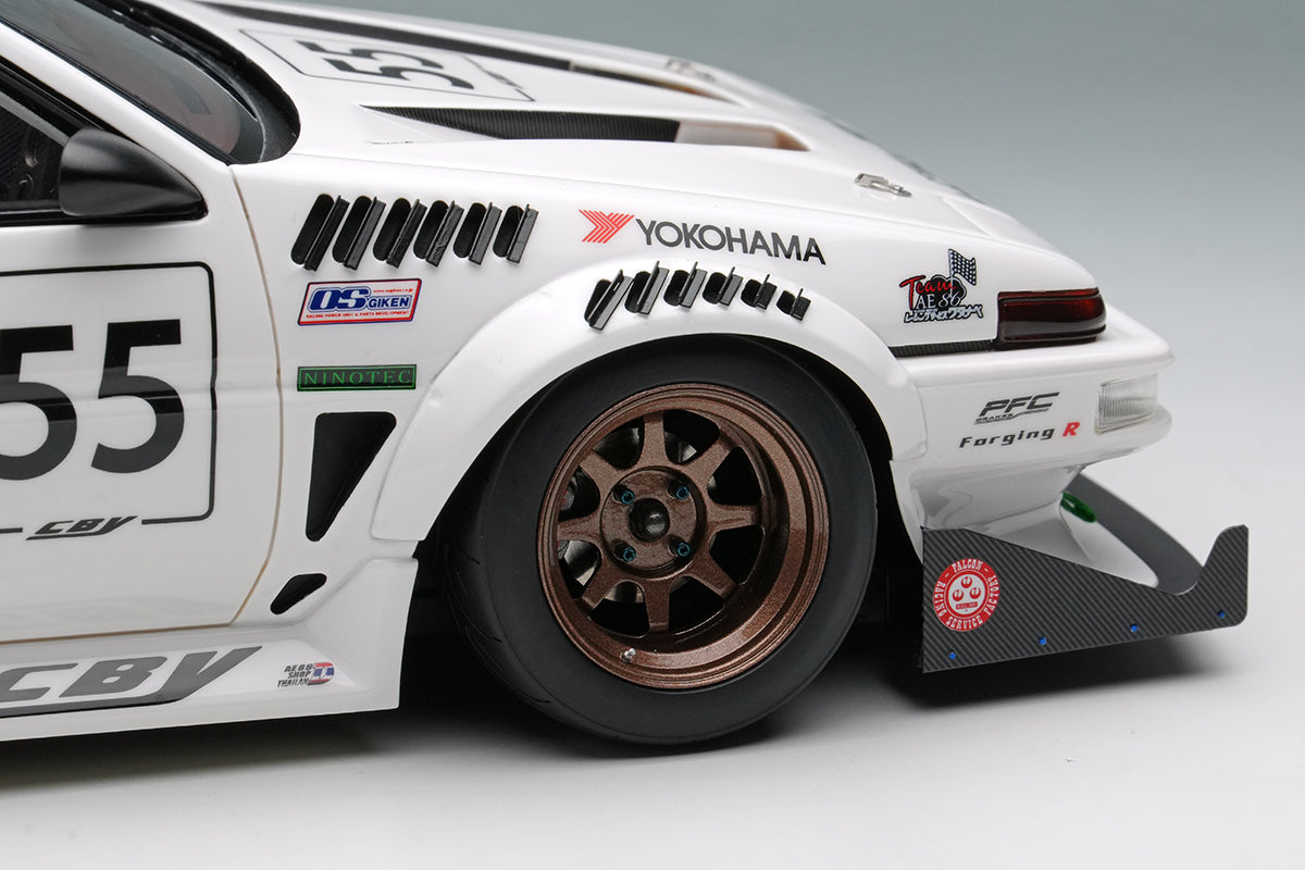 *PREORDER* Make Up Co., Ltd. 1:18 Toyota Sprinter Trueno (AE86) 3Door Crystal Body Yokohama Edition