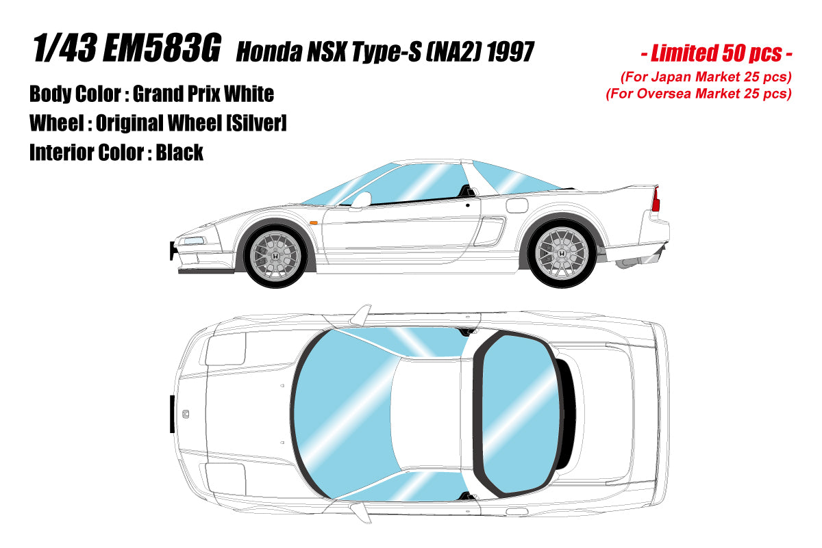 Make Up Co., Ltd / Eidolon 1:43 Honda NSX type S (NA2) 1997
