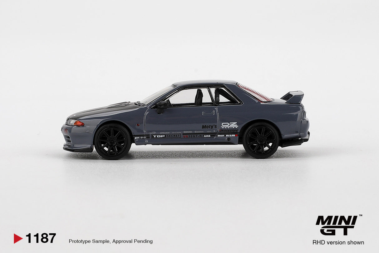 *PREORDER* MINIGT 1:64 Nissan Skyline GT-R Top Secret VR32 in Stealth Grey