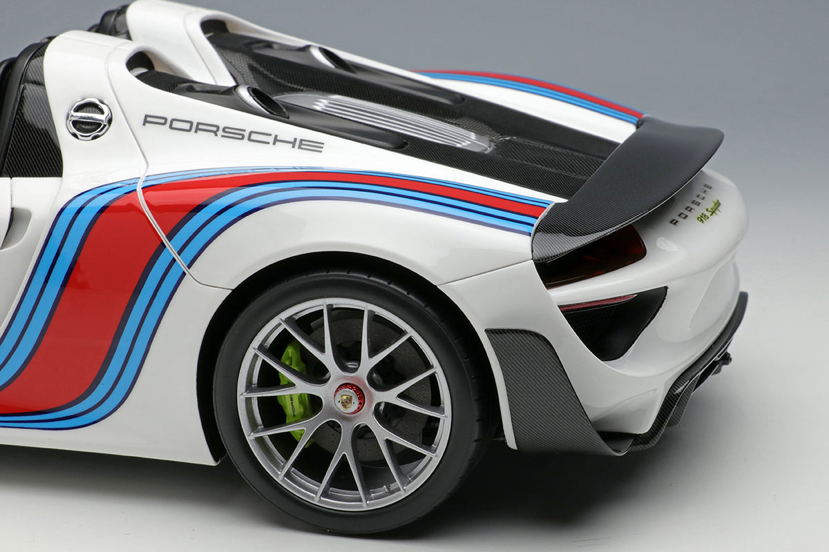 ポルシェ 918スパイダー 1/18 ホワイト マルティーニ Make Up Co., Ltd. / Porsche 918 Spyder Weissach package 2011