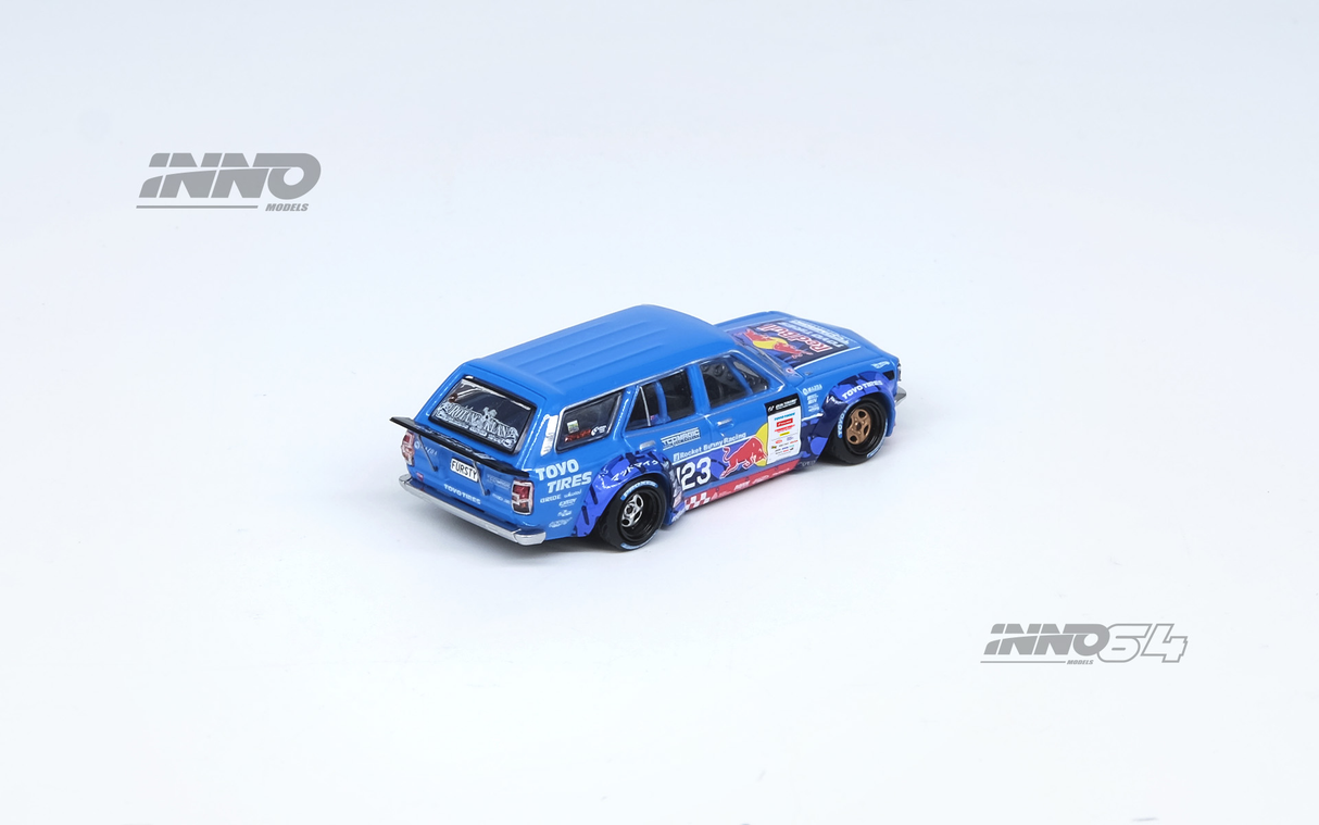 INNO64 1:64 Mazda RX-3 Station Wagon MAD MIKE D1GP Series 2024