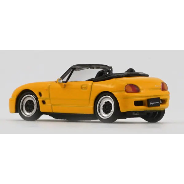 BM Creations 1:64 Suzuki Cappuccino in Yellow RHD Configuration