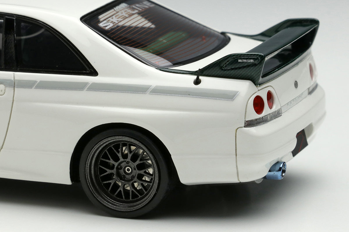 アイドロン1/43マインズ スカイラインGT-RBCNR33ホワイトEM645B アイドロン 1/43 マインズ スカイライン GT-R (BCNR33) ソニック