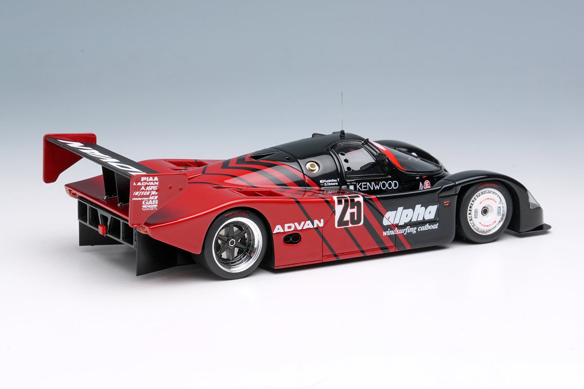 Make Up Co., Ltd / Vision 1:43 Porsche 962C "ADVAN Alpha Nova" JSPC Fuji 500km 1989 No.25 6th