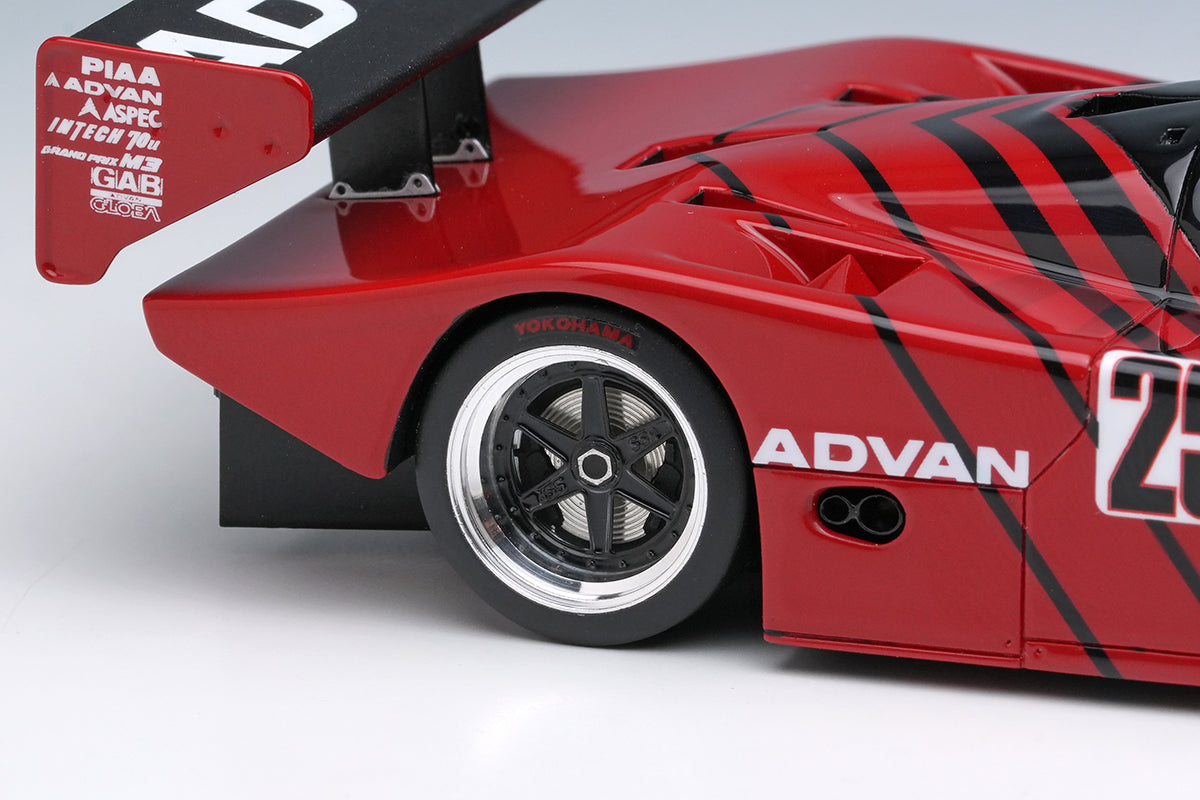 Make Up Co., Ltd / Vision 1:43 Porsche 962C "ADVAN Alpha Nova" JSPC Fuji 500km 1989 No.25 6th