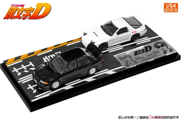 *PREORDER* Initial D Set 1:64 Vol. 16 Kyoichi Sudo Lancer Evolution III & Ryosuke Takahashi RX-7 (FC3S)