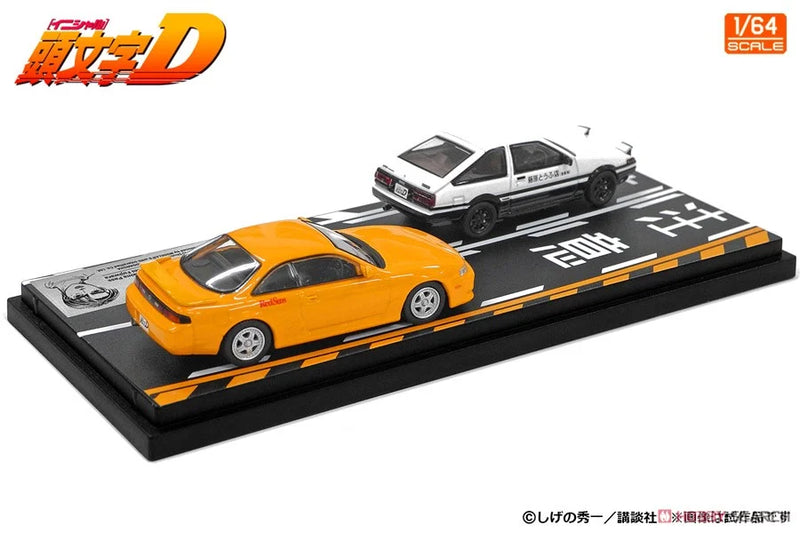 Initial D Set 1:64 Vol. 19 Kenta Nakamura Silvia (S14) & Takumi Fujiwara Trueno (AE86)