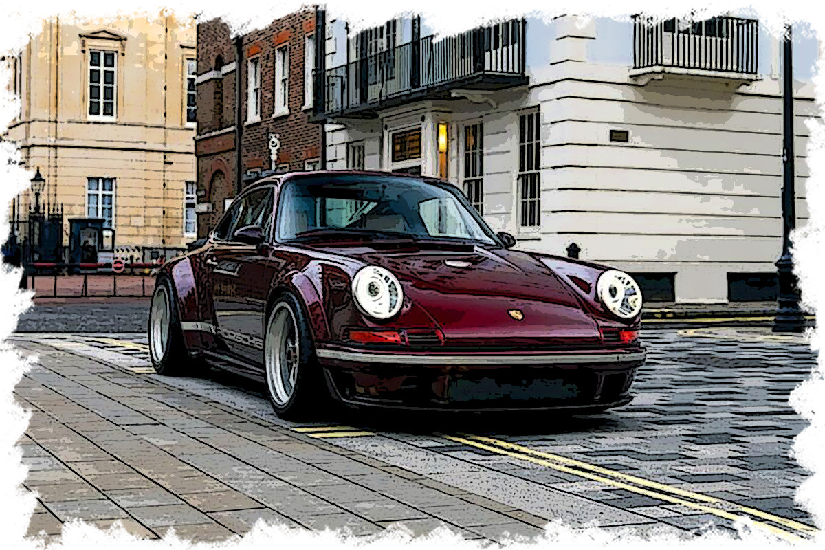 *PREORDER* Make Up Co., Ltd. / Eidolon 1:18 Porsche Singer 911 DLS in White Coffee