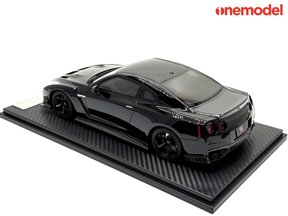 *PREORDER* One Model 1:18 Nissan GT-R R35 Custom Edition in Glossy Black