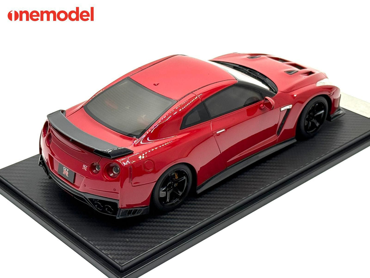 *PREORDER* One Model 1:18 Nissan GT-R R35 Custom Edition in Passion Red
